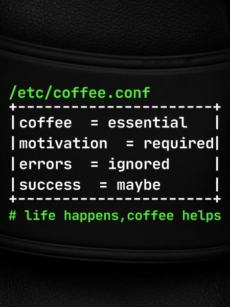 Coffee Config – Developer Kaffee Design