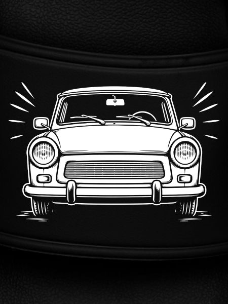 Trabi– Kultauto Frontansicht