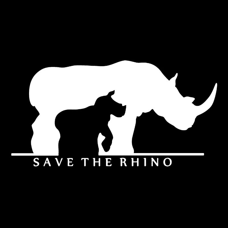 Speichern Sie das Nashorn-T-Shirt