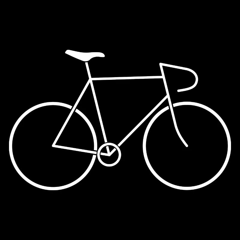 Vélo de route blanc