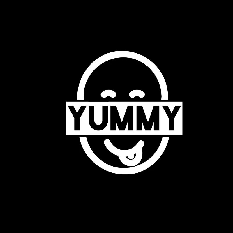 Lächelndes YUMMY Motiv