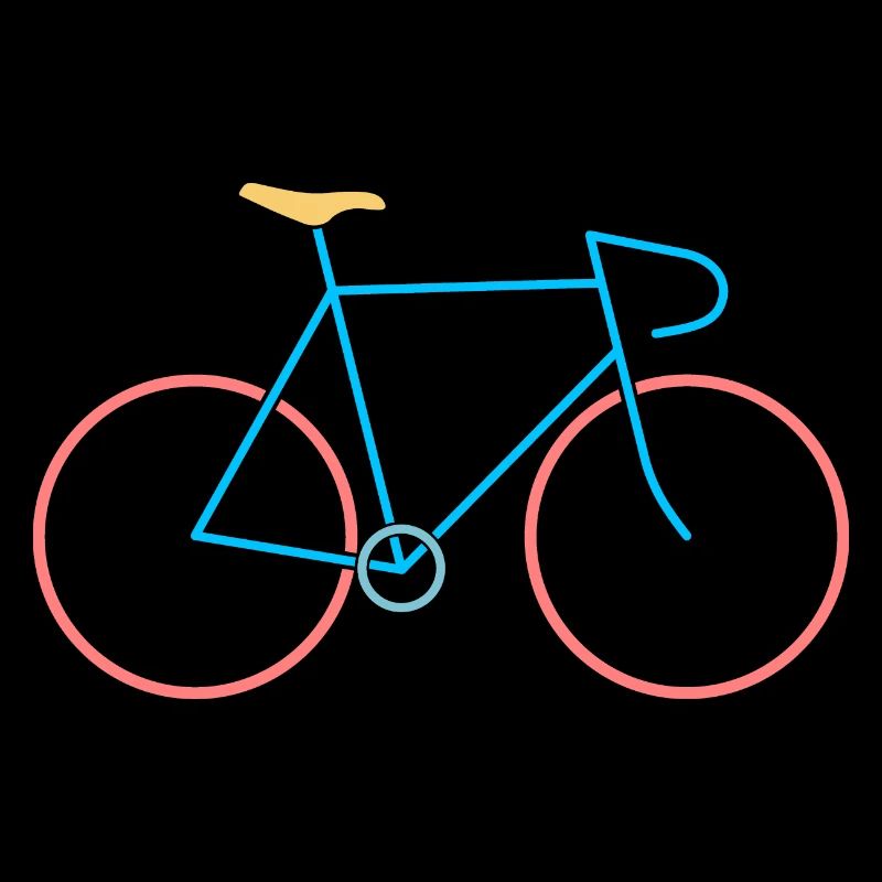 Vélo de course rouge bleu