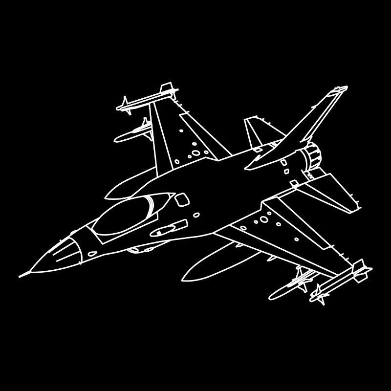 F-16 Viper / Kampf Falcon Jet-Jagdflugzeug / F16