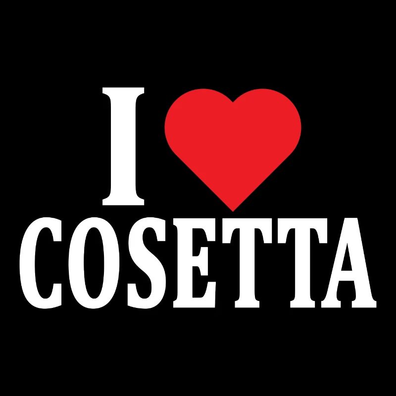 T-Shirt Ich liebe Cosetta T-Shirt Geschenkidee