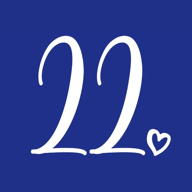 Mignon numéro 22, 22 ans, cadeau de 22e anniversaire