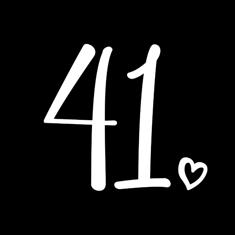 Numéro mignon 41, 41 ans, 41e cadeau d'anniversaire