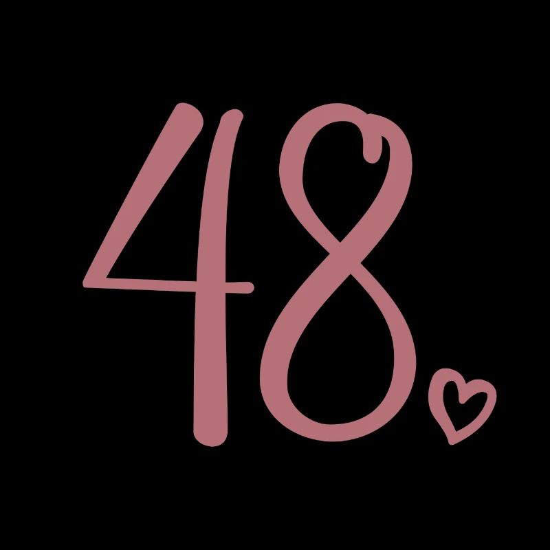Mignon numéro 48, 48 ans, cadeau de 48e anniversaire