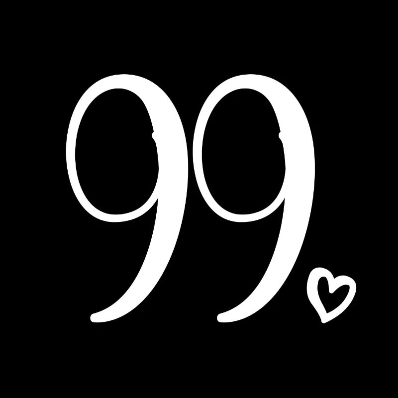 Mignon numéro 99, 99 ans, cadeau de 99e anniversaire