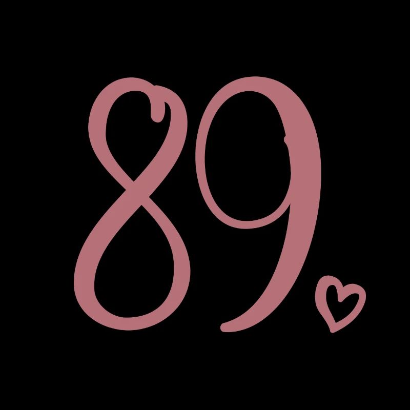 Mignon numéro 89, 89 ans, cadeau de 89e anniversaire