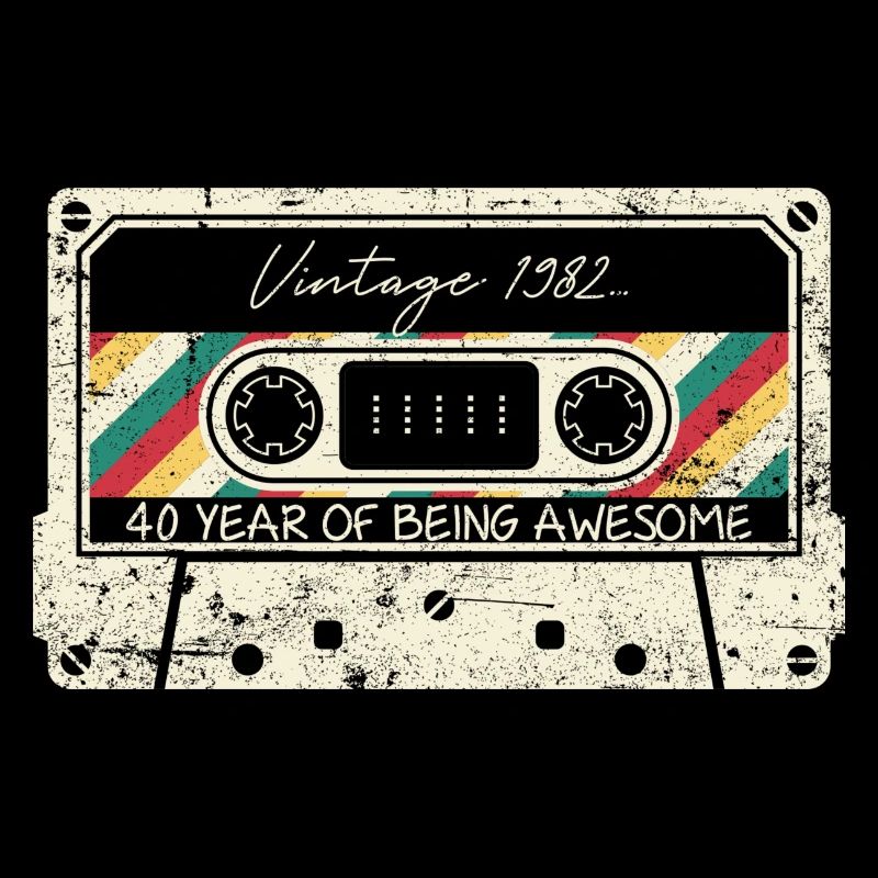 Vintage 1982 Cassette 40th