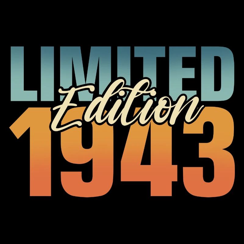 80e anniversaire Né en 1943. 80 ans