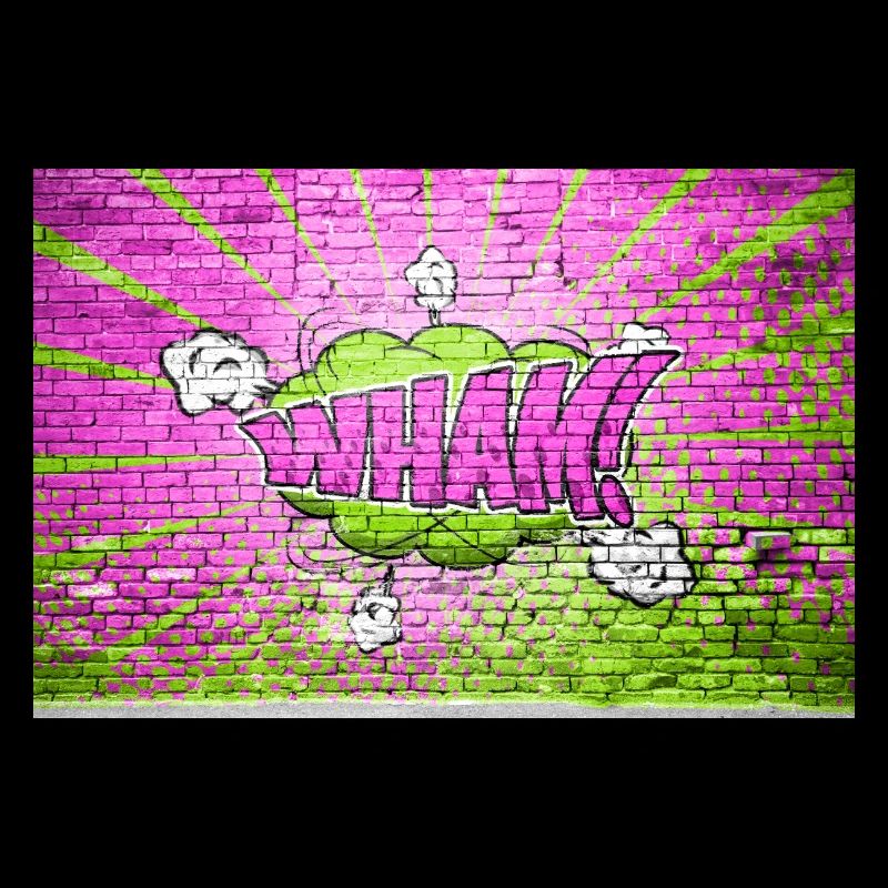 Wham! Graffiti Bubble de style bande dessinée sur Bri