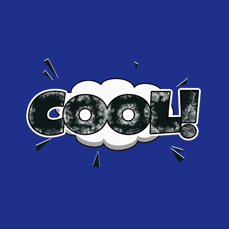 cooler Comic Style Bubble Graffiti Schriftzug