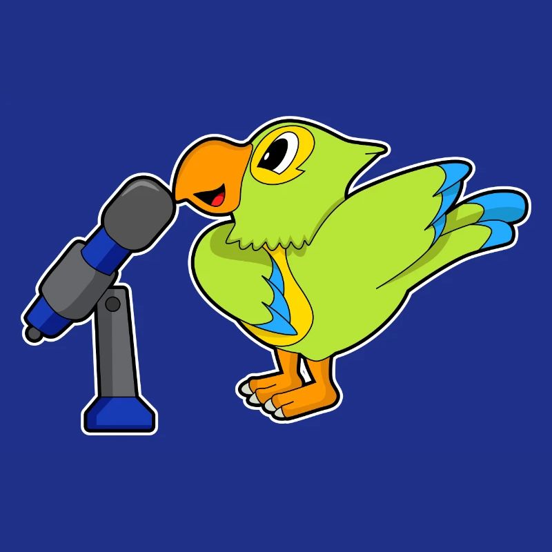 Parrot Singer Microphone Chant