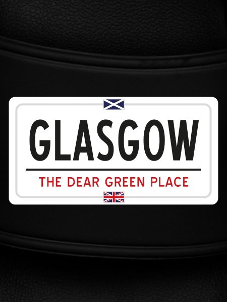 Glasgow Ortsnamensschild