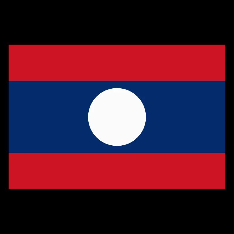 Laos flag / Drapeau Laos