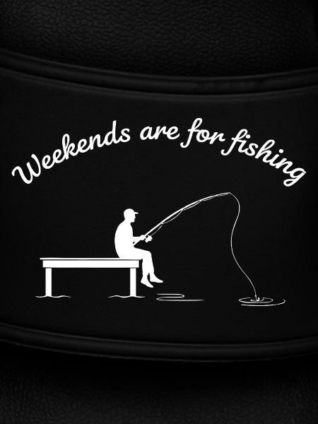 Weekend Fishing Print Design