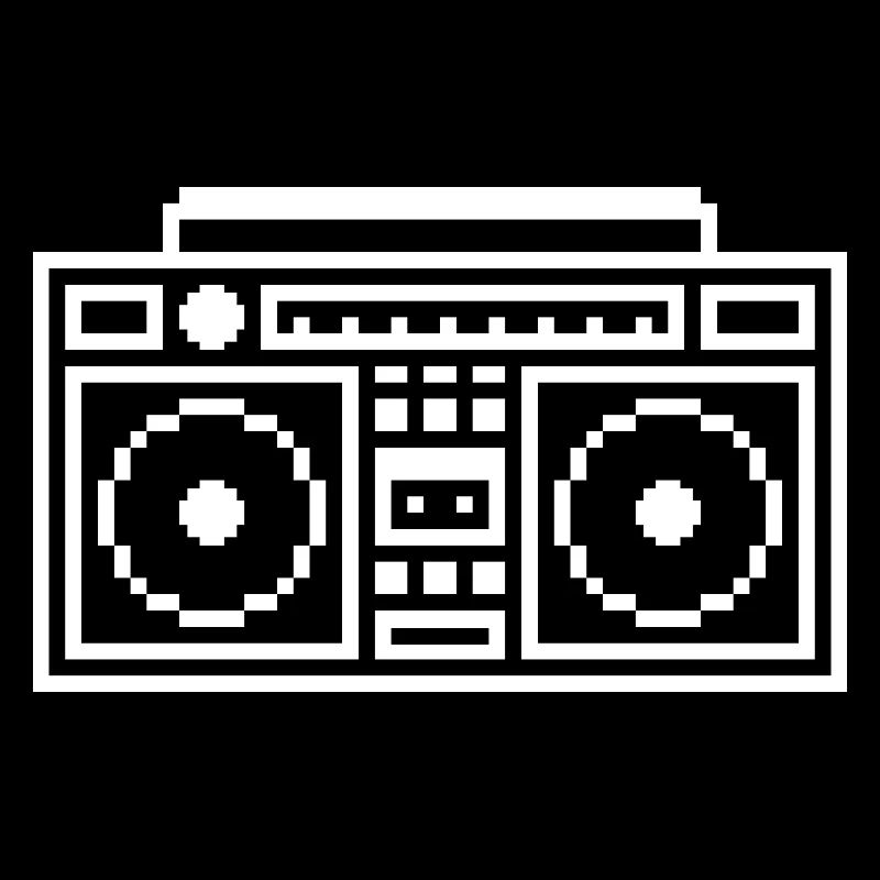 Ghetto Blaster : Rétro, musique et style pixel