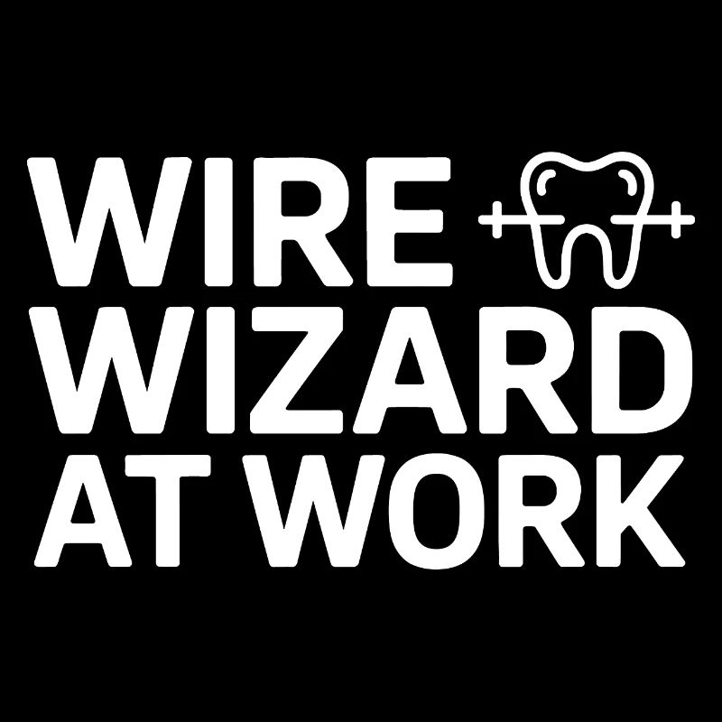 Orthodontic Technician Wire Wizard Clinic Apparel 