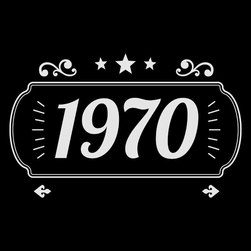 Vintage 1970's Retro Anniversary 1970's