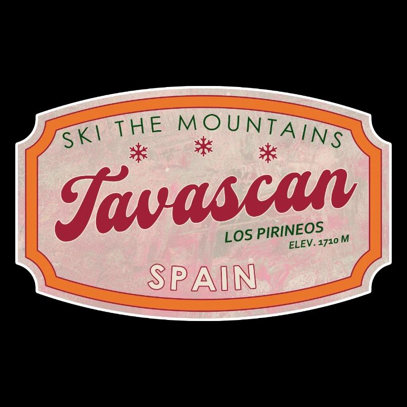 Tavascan Spain Alpine Label