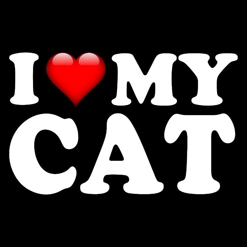 J’adore mon design adorateur de chat mignon