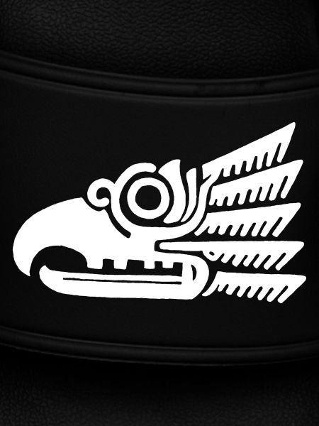 Weißer Stammesvogelkopf
