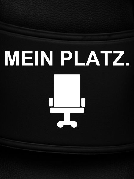 Mein Platz – Bürostuhl-Statement