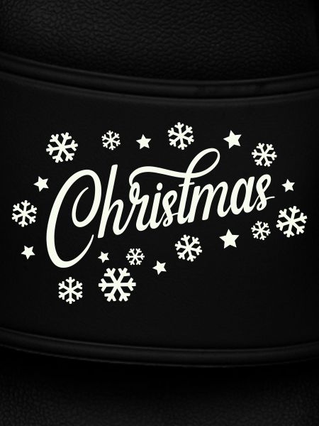 Weihnachtliches Script mit Schneeflocken