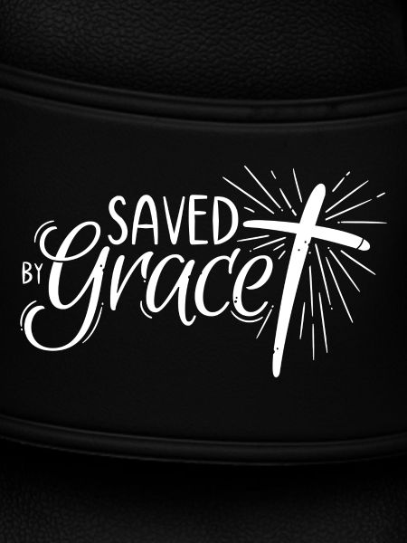 Saved by Grace Lettering
