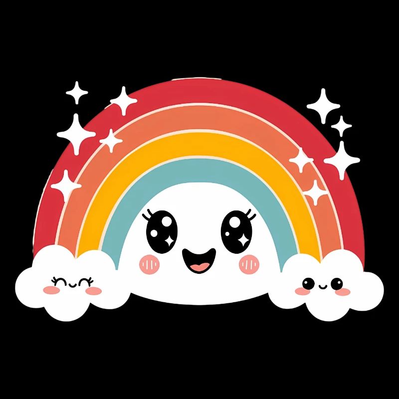 Kawaii Niedlicher Regenbogen
