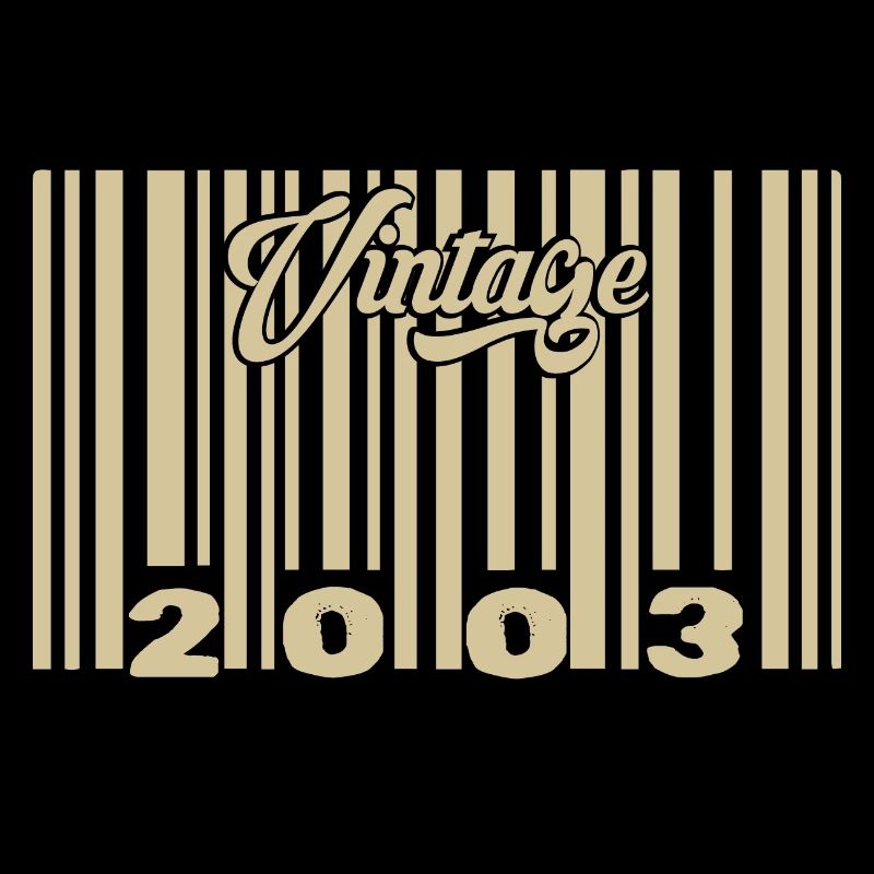 vintage 2003 Code barre 2003: Année 2025.