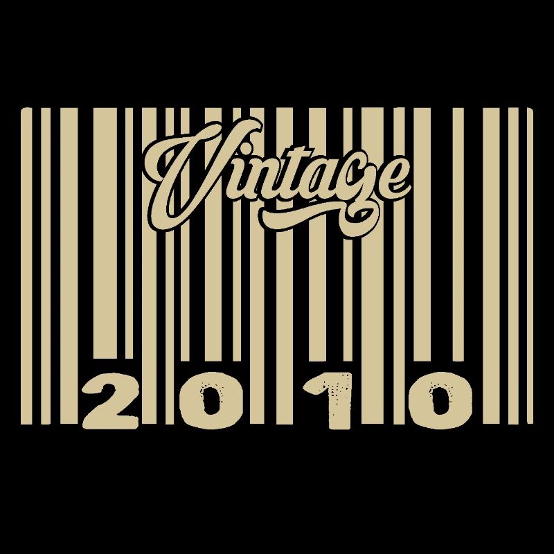 vintage 2010 Code barre 2010: Année 2025.