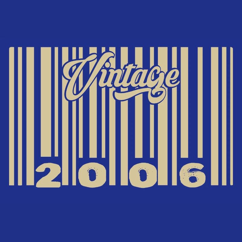 vintage 2006 Code barre 2006: Année 2025.