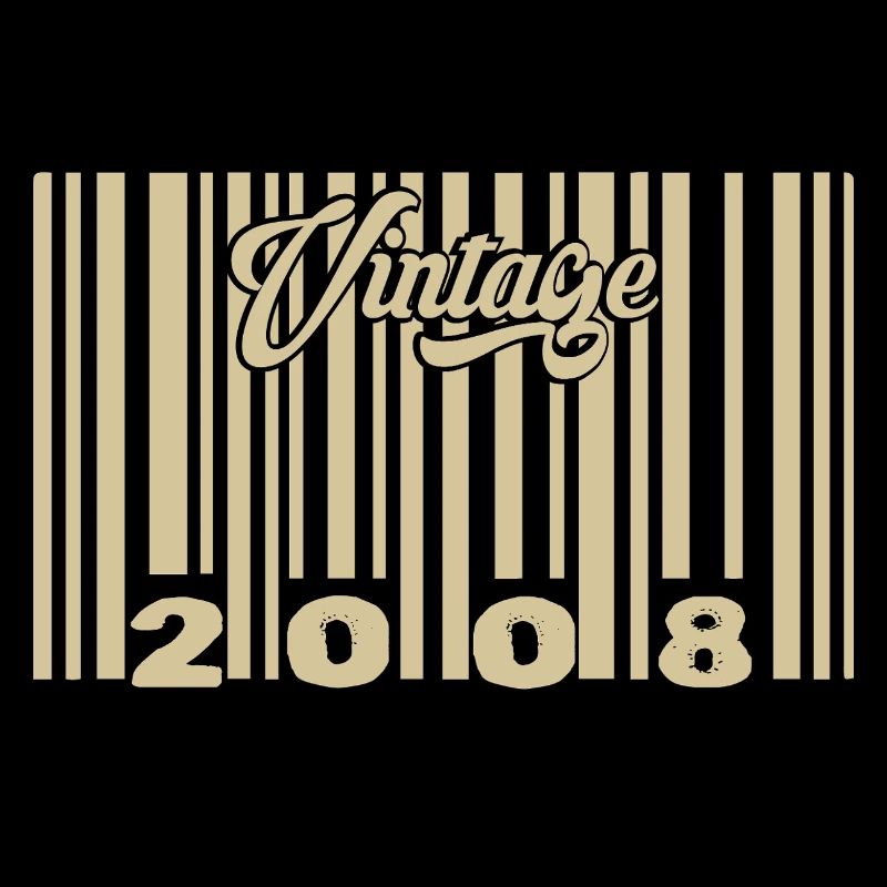 vintage 2008 Code barre 2008: Année 2025.