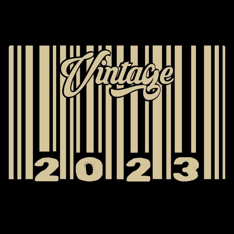vintage 2023 Barcode 2023: Year 2025.