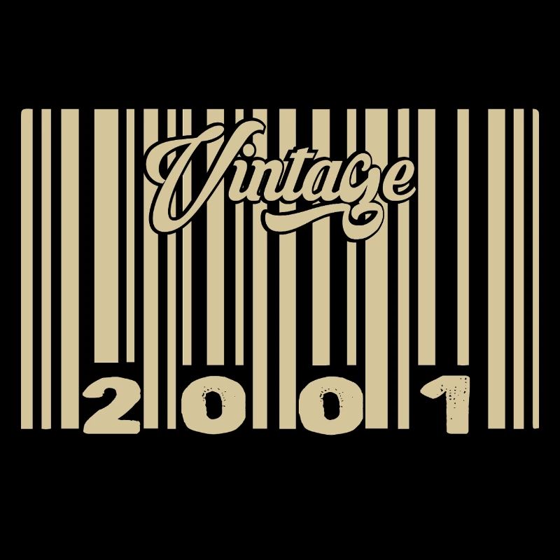 vintage 2001 Code barre 2001: Année 2025.