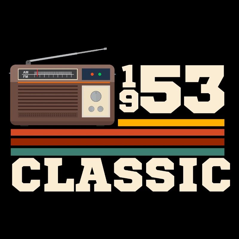 Anniversaire 1953 retro classic