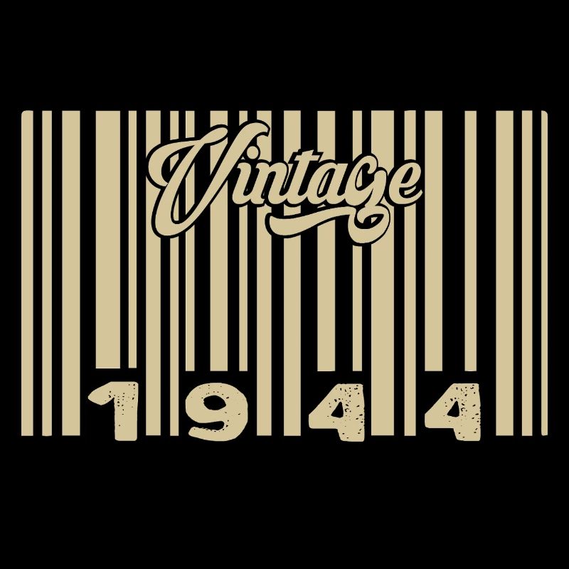 vintage 1944 Code barre 1944: Année 2025.