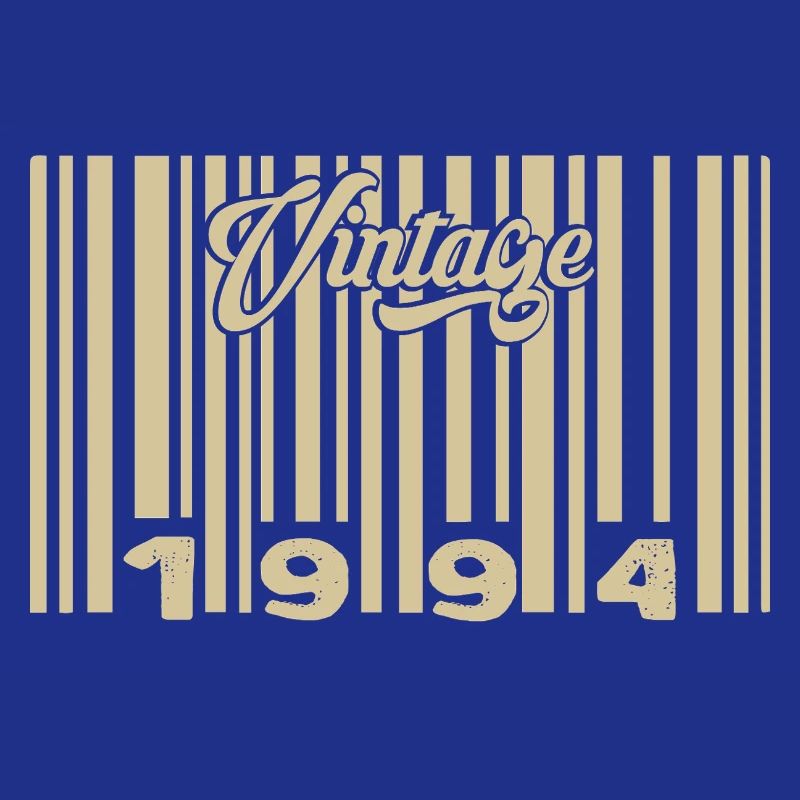 vintage 1994 Code barre 1994: Année 2025.
