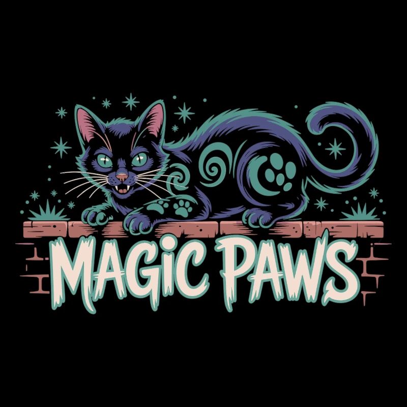Enchanted Cat Magic Design