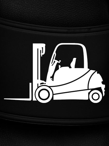 Gabelstapler Silhouette: Transport & Staplerfahrer