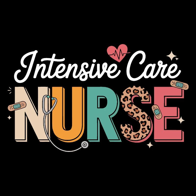 Infirmière en soins intensifs colorée