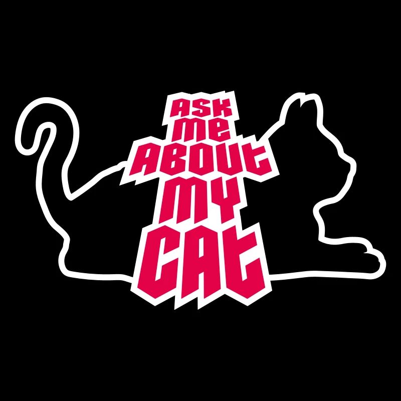 Demandez-moi pour mon chat Chat Amour des animaux Animaux
