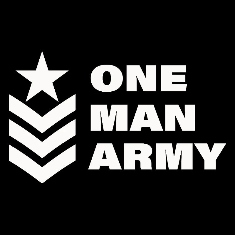 one man