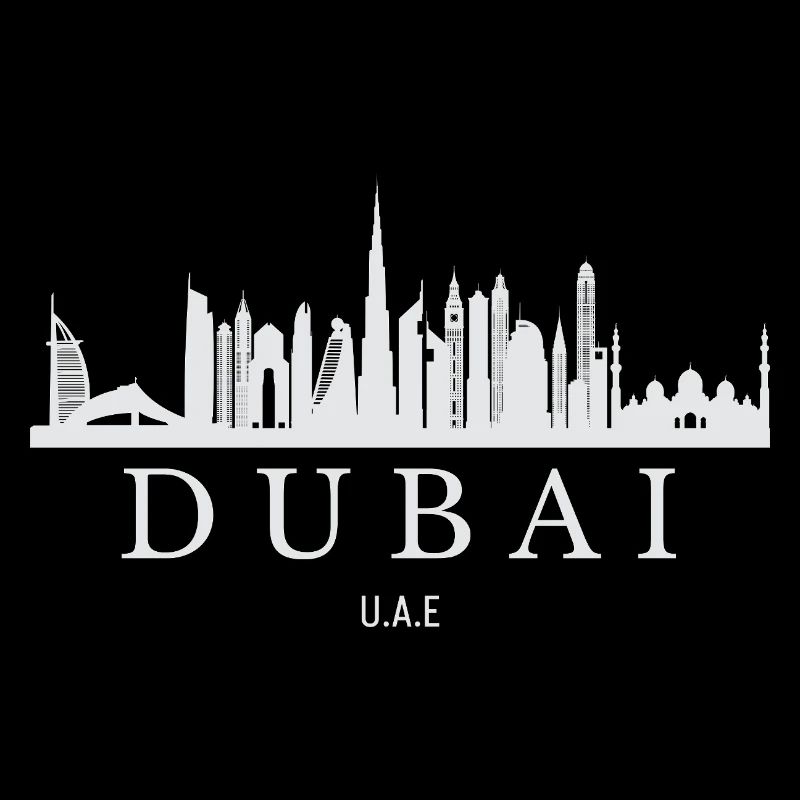 Dubai Skyline, Dubaï, Émirats arabes unis