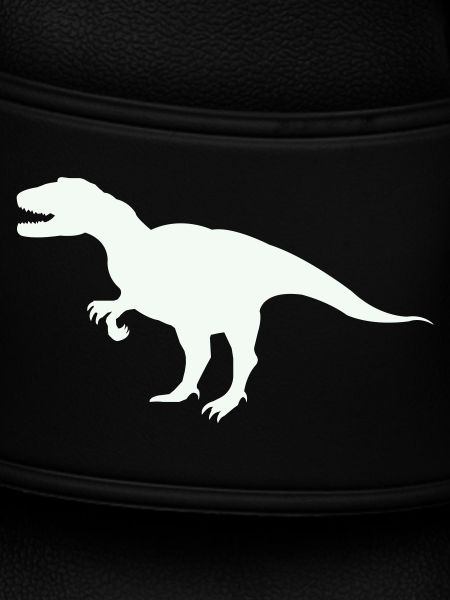 T-Rex Silhouette im Retro-Look