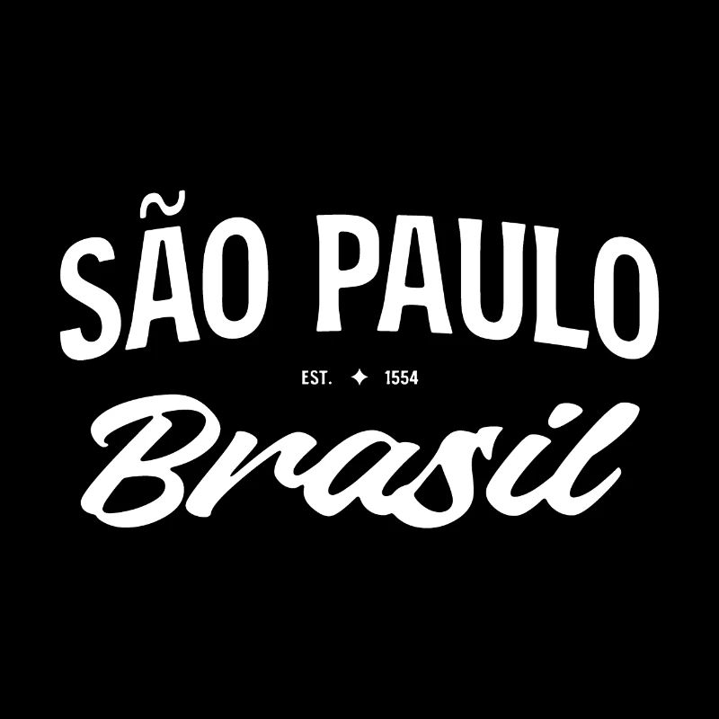 Script rétro de São Paulo Brasil