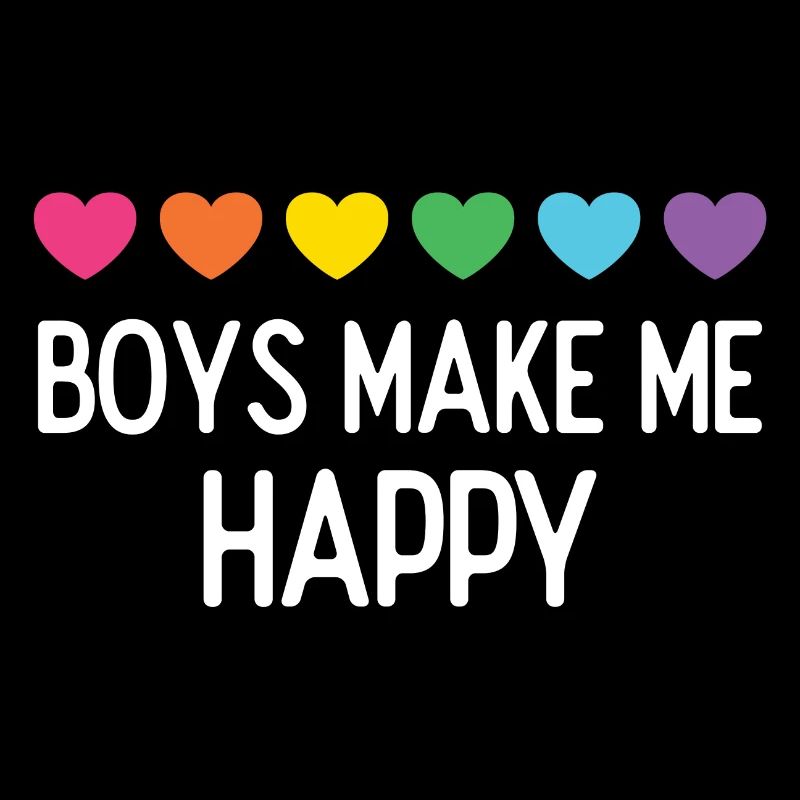 Pride Month LGBTQ - Boys Make Me Happy