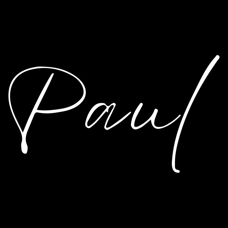 Paul Name T-Shirt Gift for Men